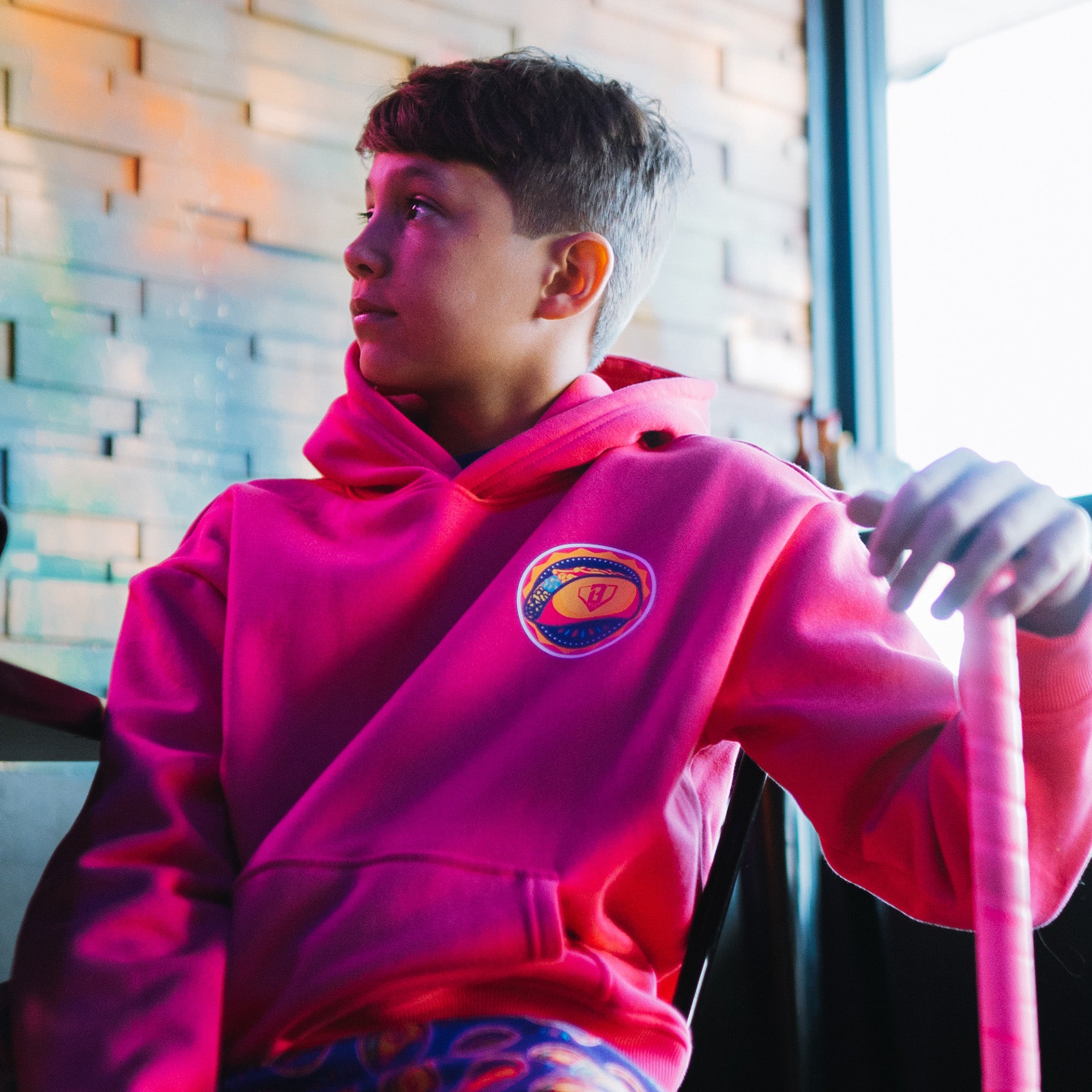 Home Plate Heat Youth Hoodie - Image 3