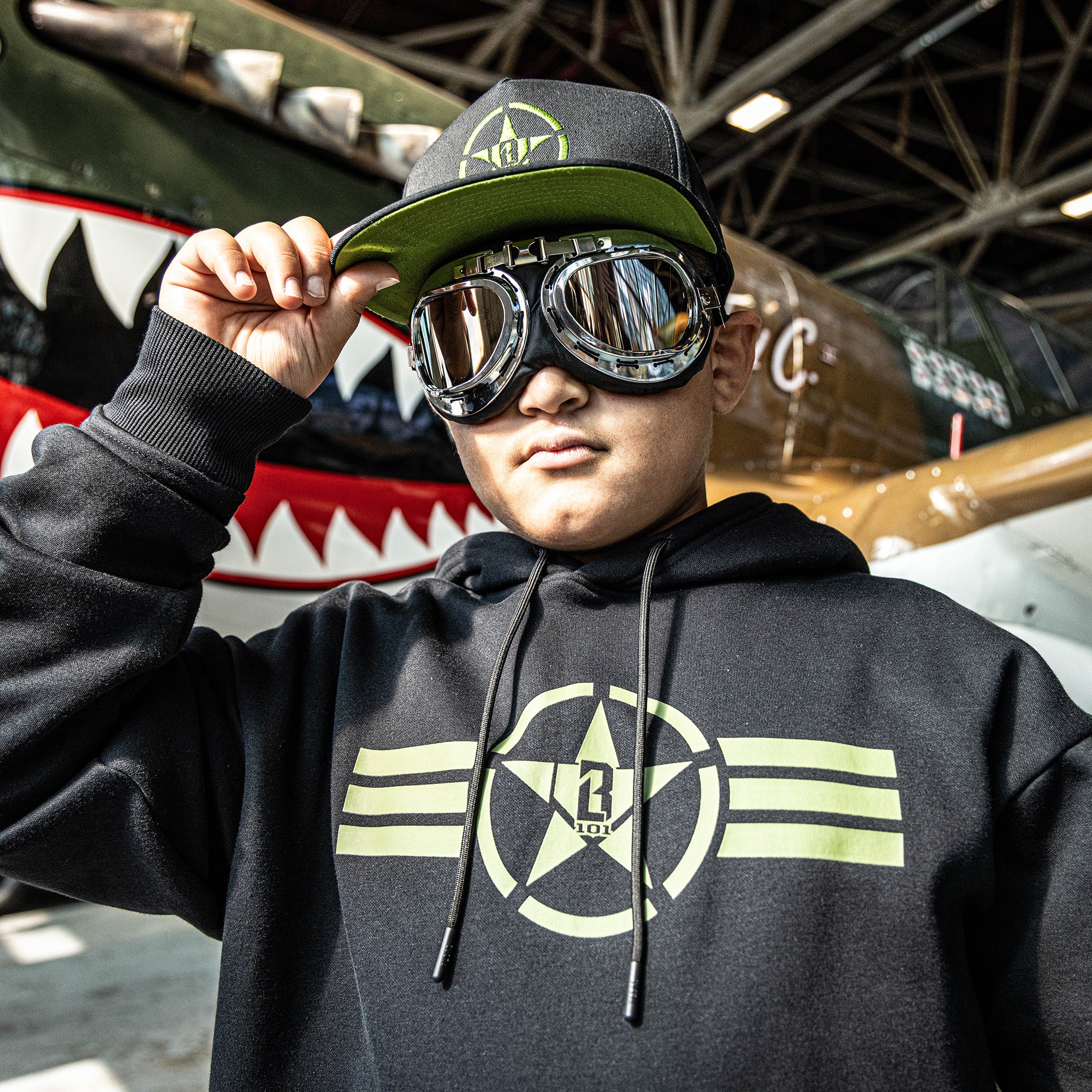 Field General Snapback - Army Green/Bone - Image 3