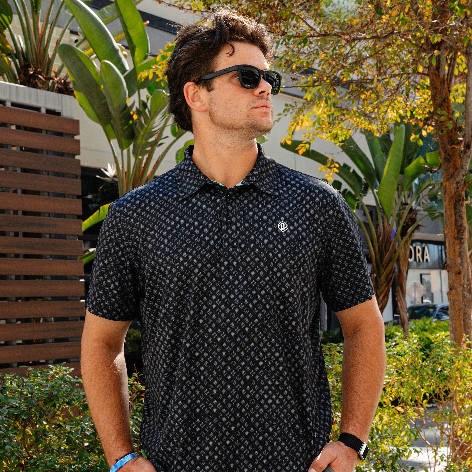 Pro Series Elite Polo - Black/Gray - Image 3