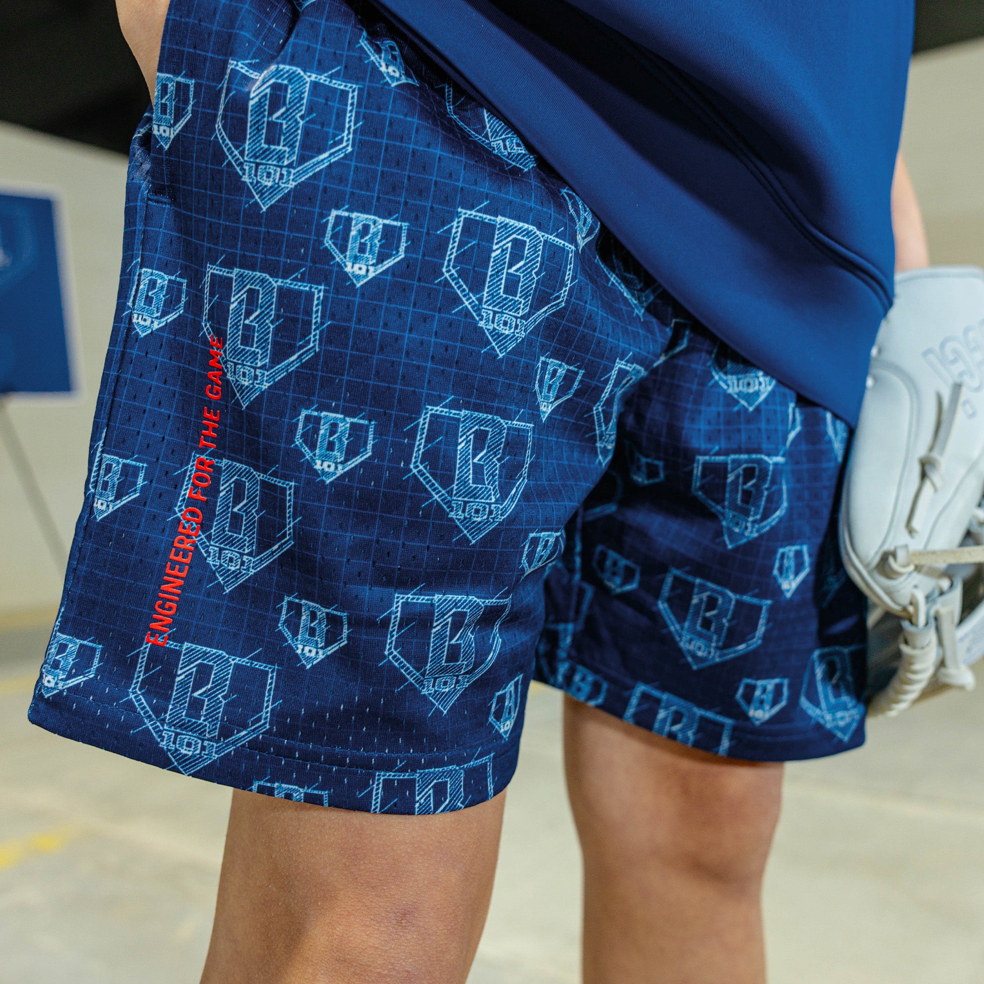 Engineered For The Game Shorts - Blue - Image 4