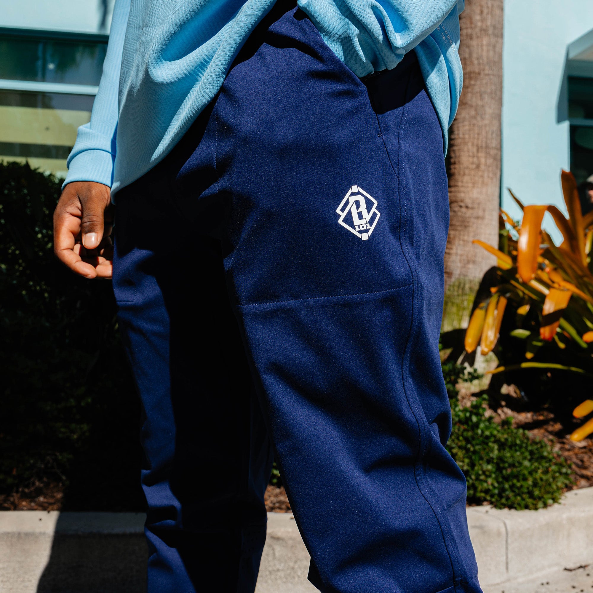 Pro Series Active Pants - Navy/White - Image 4