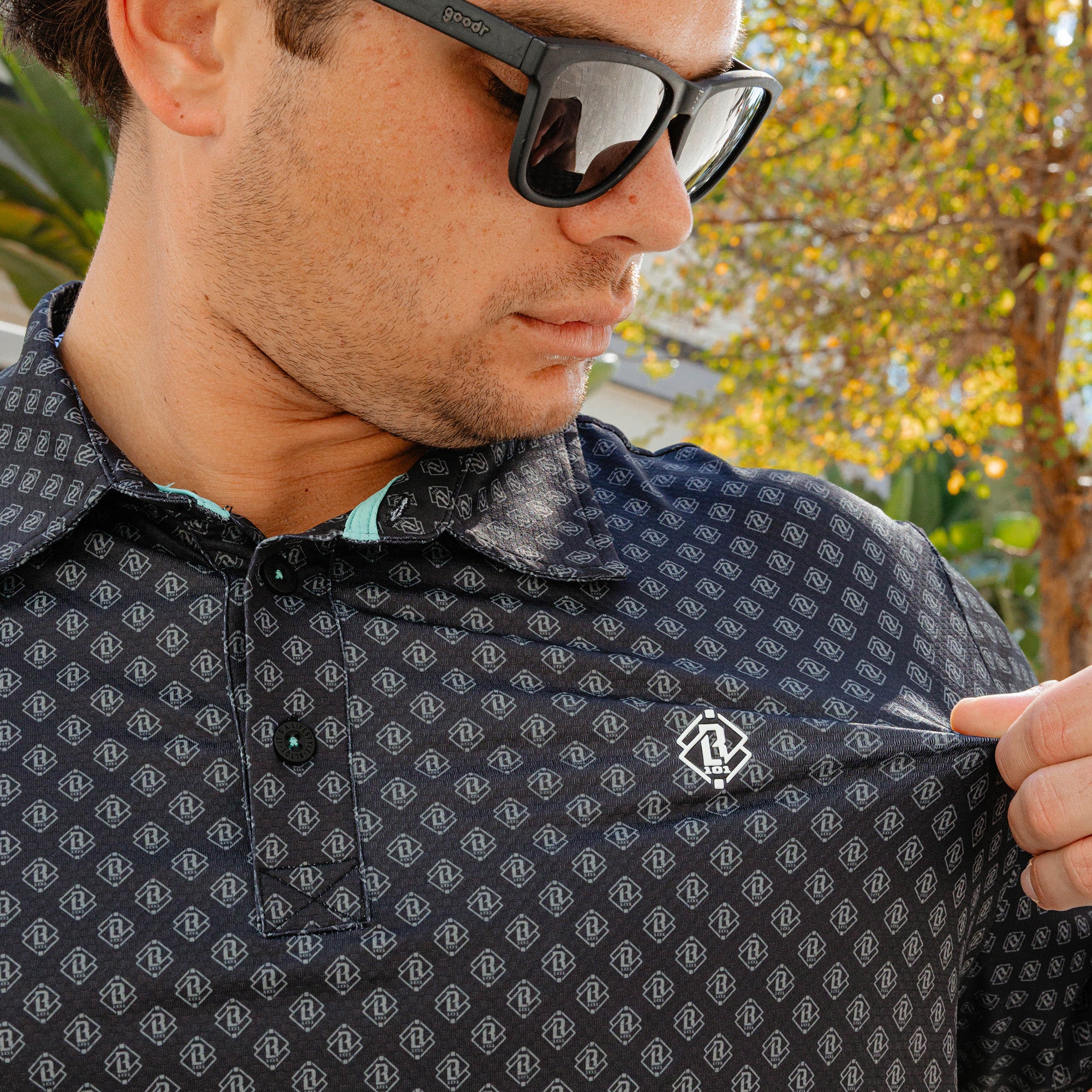 Pro Series Elite Polo - Black/Gray - Image 5