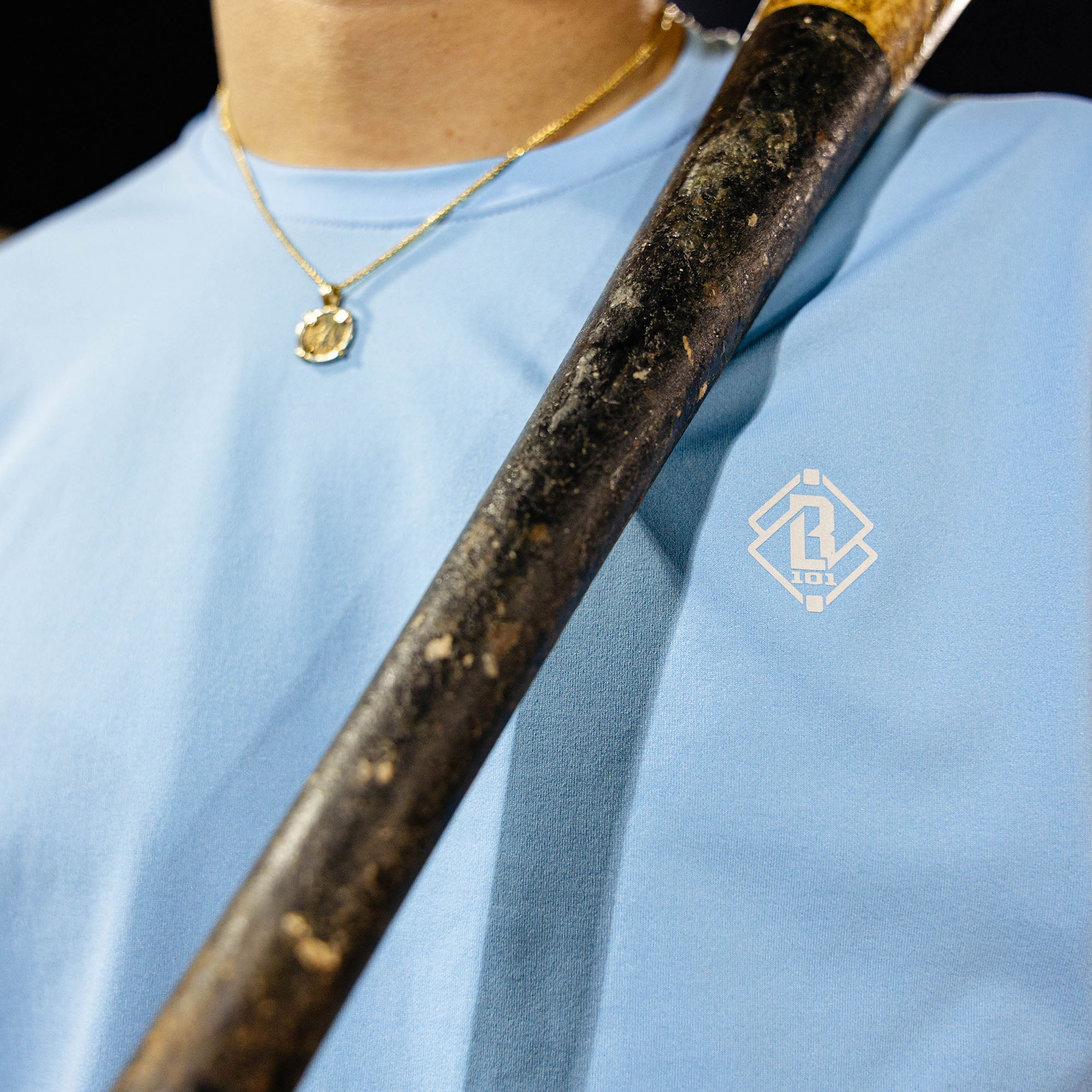Diamond Tech Vented Youth Tee - Blue - Image 3