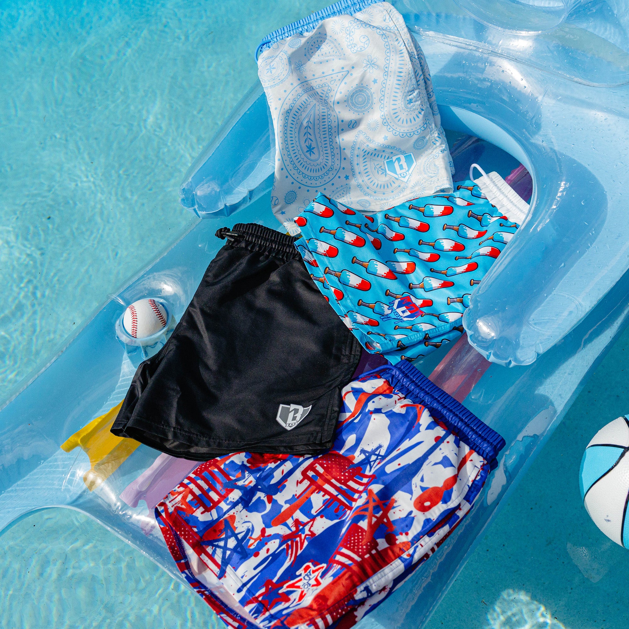 Graffiti Stars Swim Trunks - Image 4