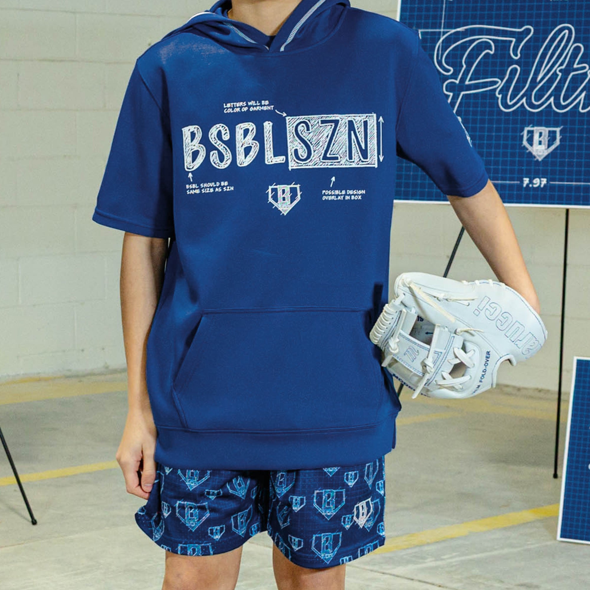Engineered For The Game Shorts - Blue - Image 2
