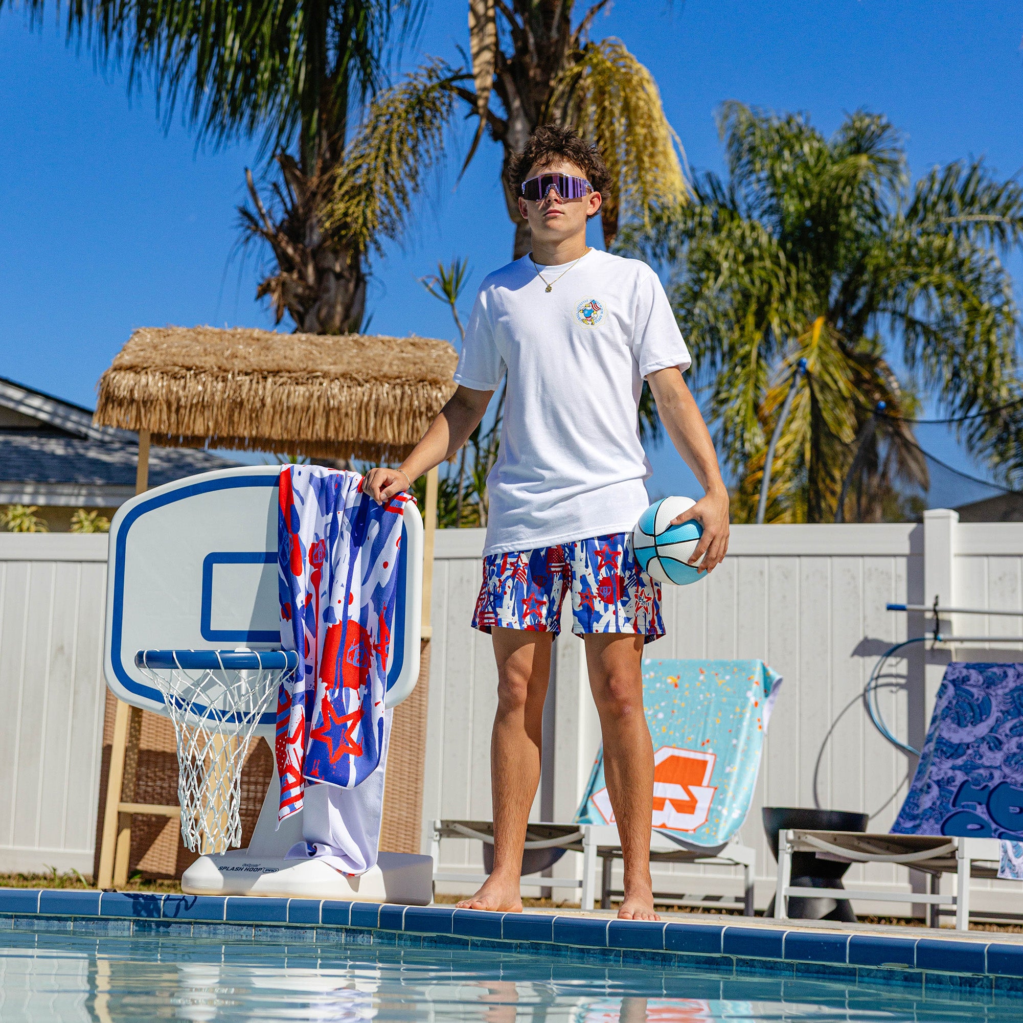 Graffiti Stars Swim Trunks - Image 6