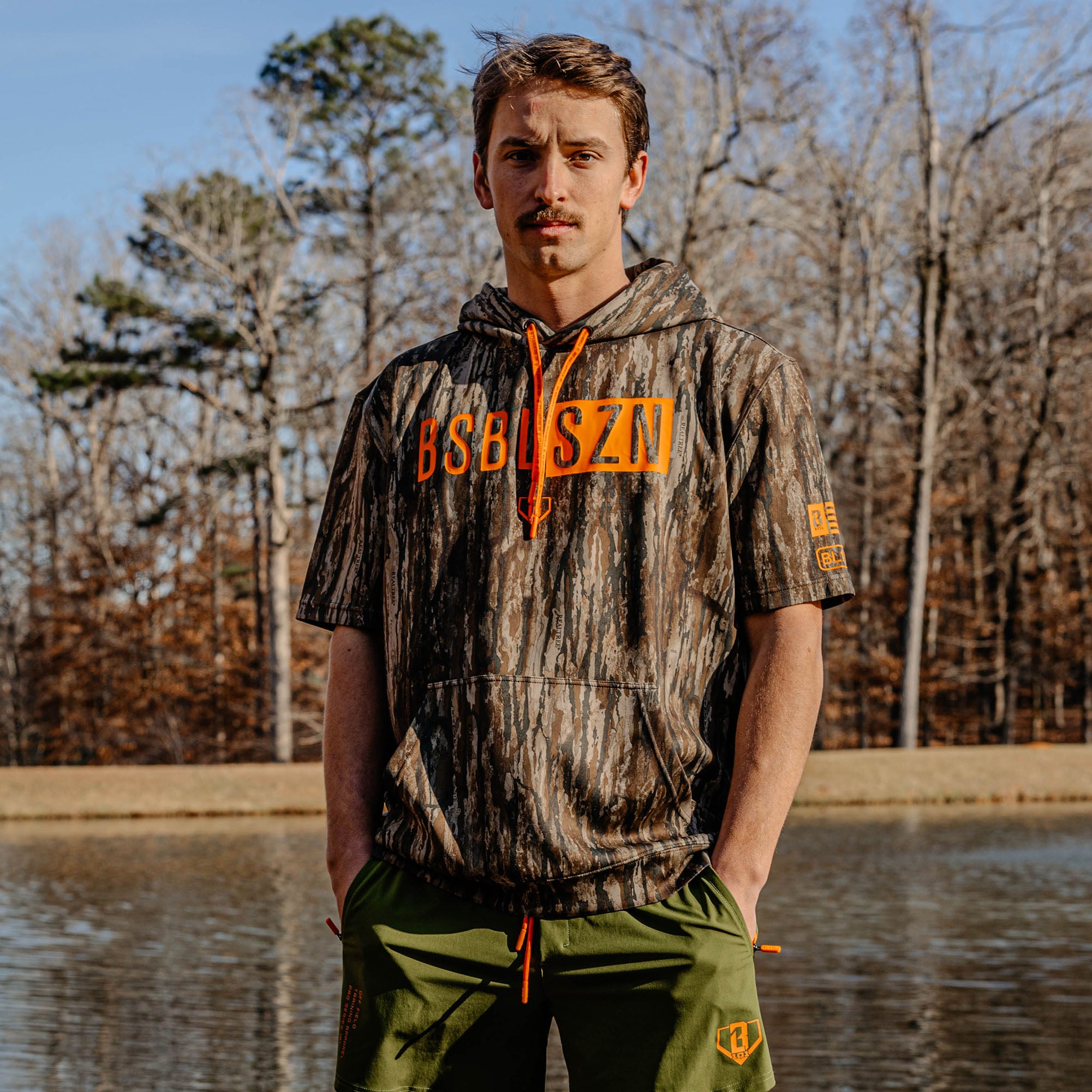Realtree BSBL-SZN Short Sleeve Hoodie V3 - Legacy - Image 4