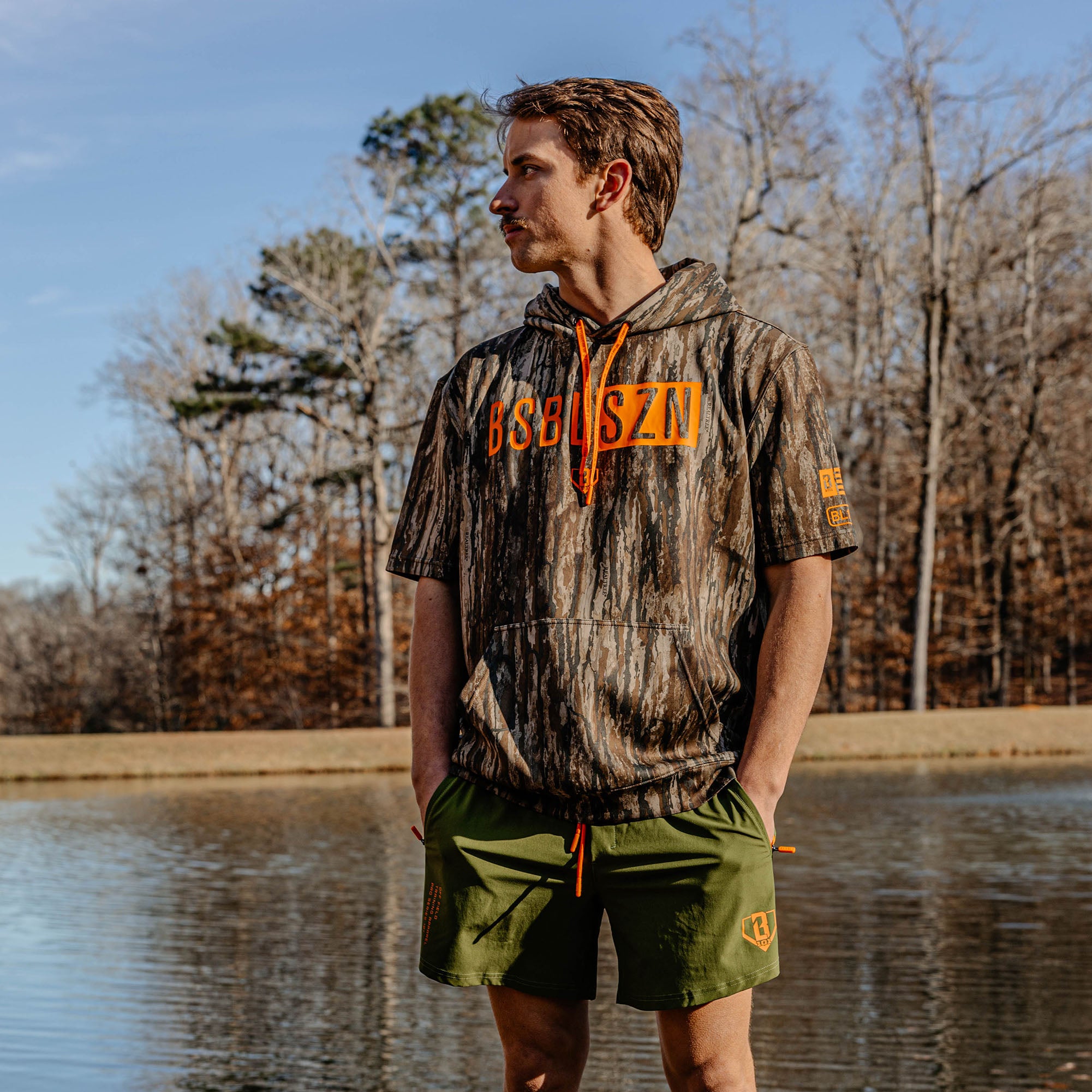 Realtree Pro Series Shorts V2 with Liner - Olive Green/Legacy - Image 4