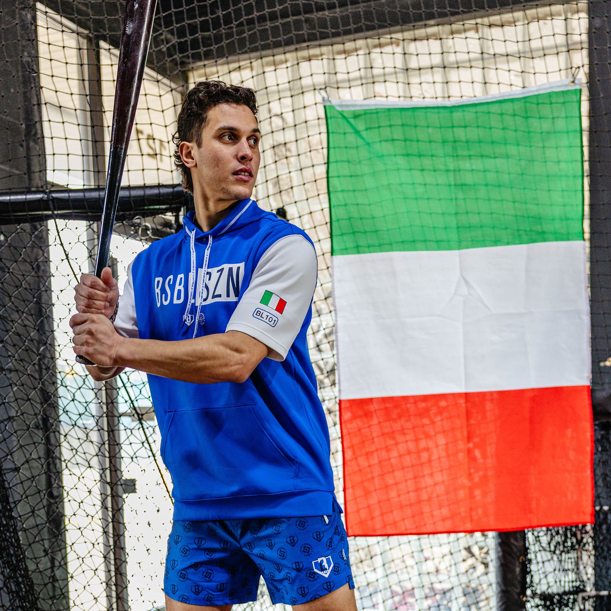 BSBL-SZN Short Sleeve Hoodie V3 - Italy - Image 3