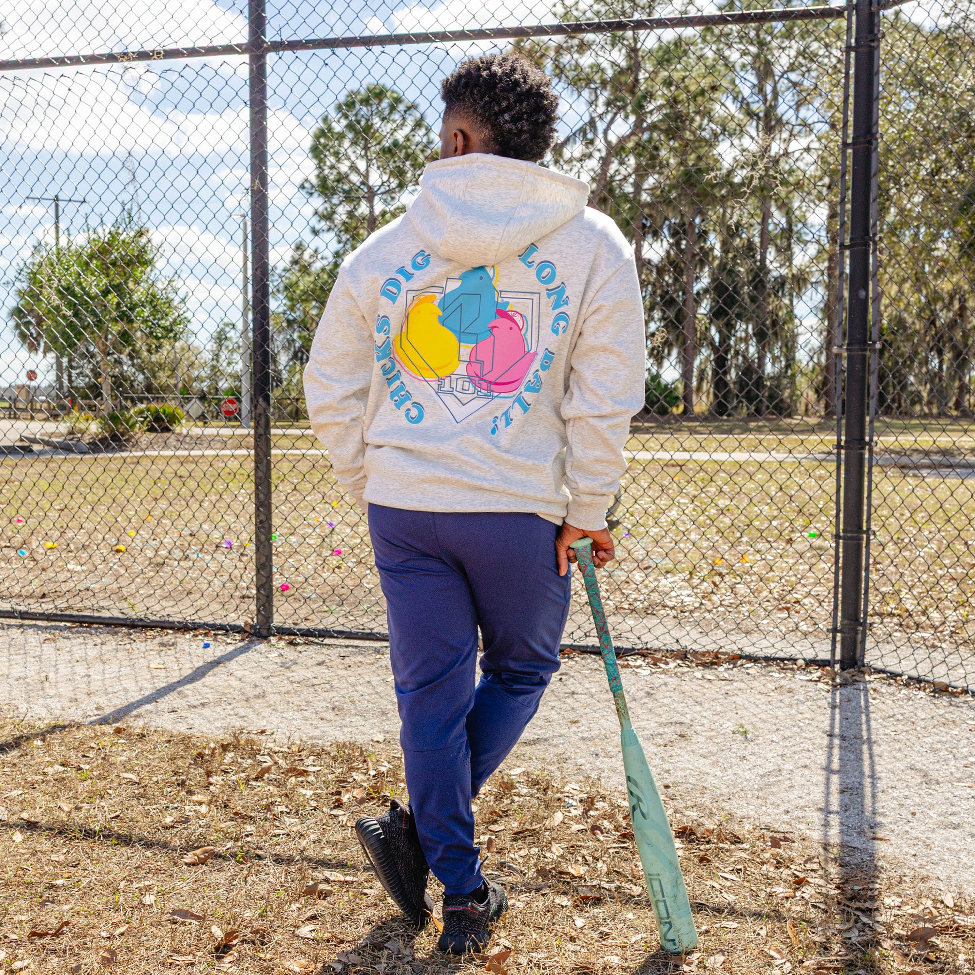 Chicks Dig The Long Ball Hoodie - Image 4