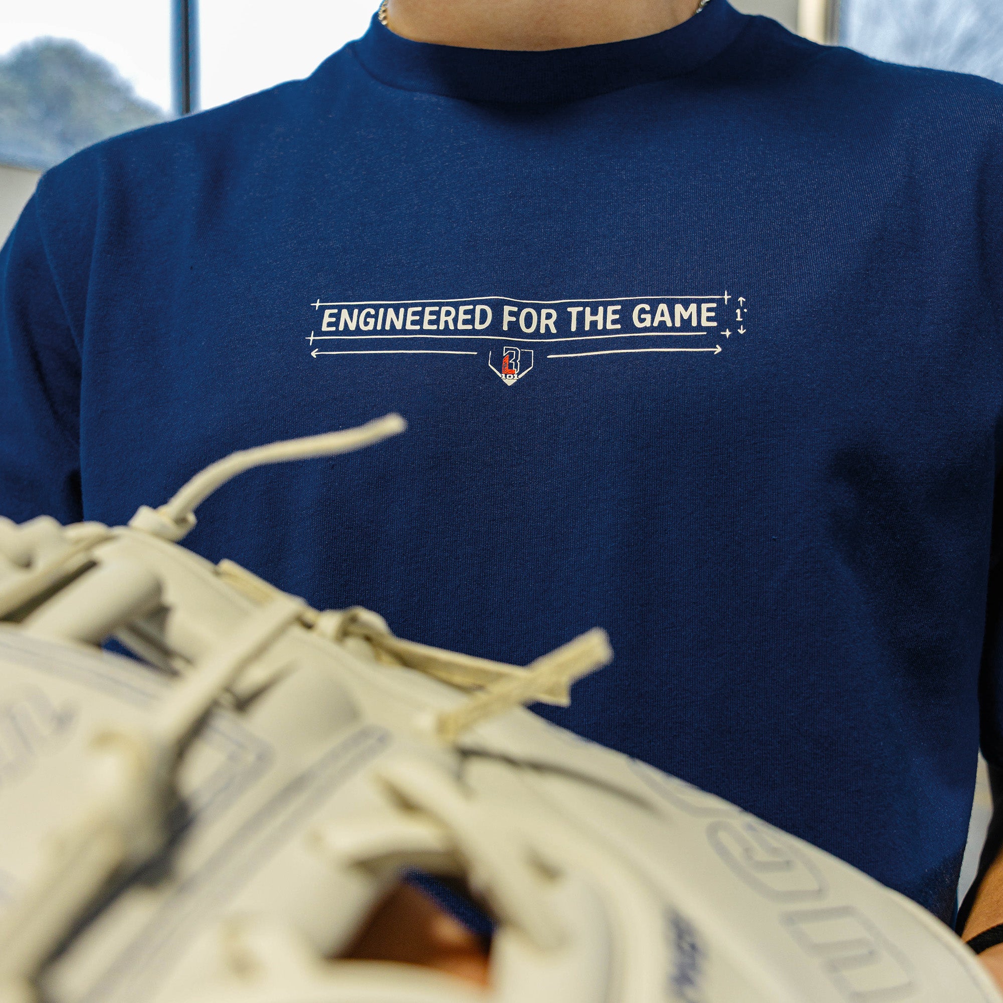 Engineered For The Game Tee - Blue - Image 4