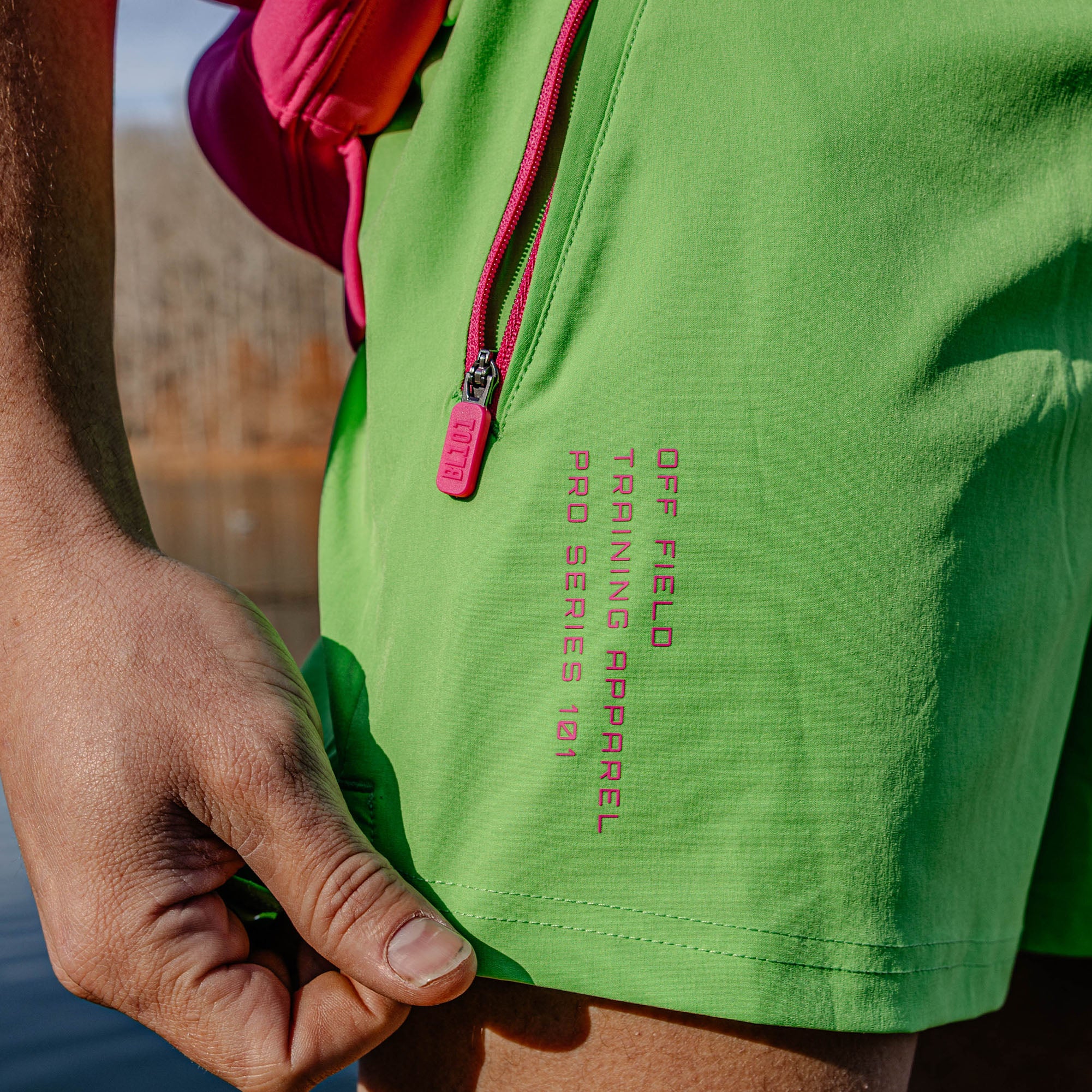 Realtree Pro Series Shorts V2 with Liner - Green/Aspect-Pink - Image 5