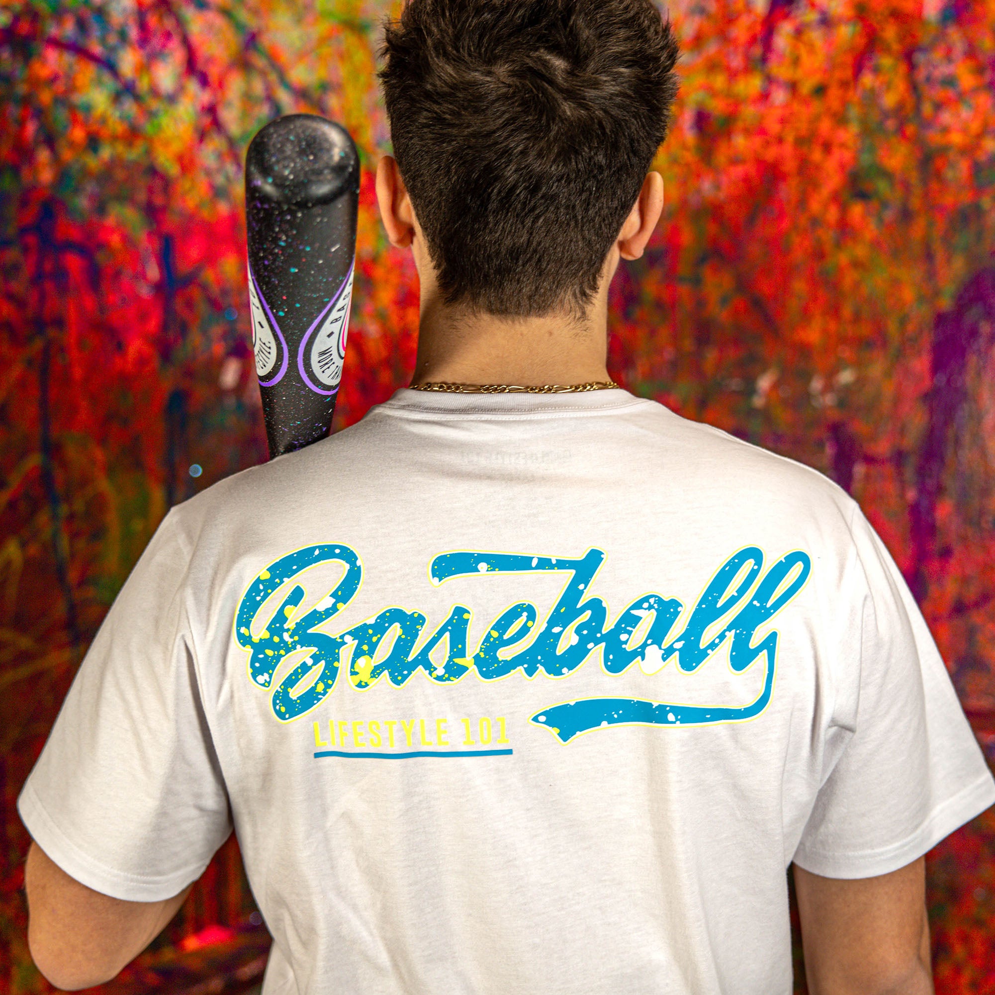 Splatter Established Tee - White - Image 3