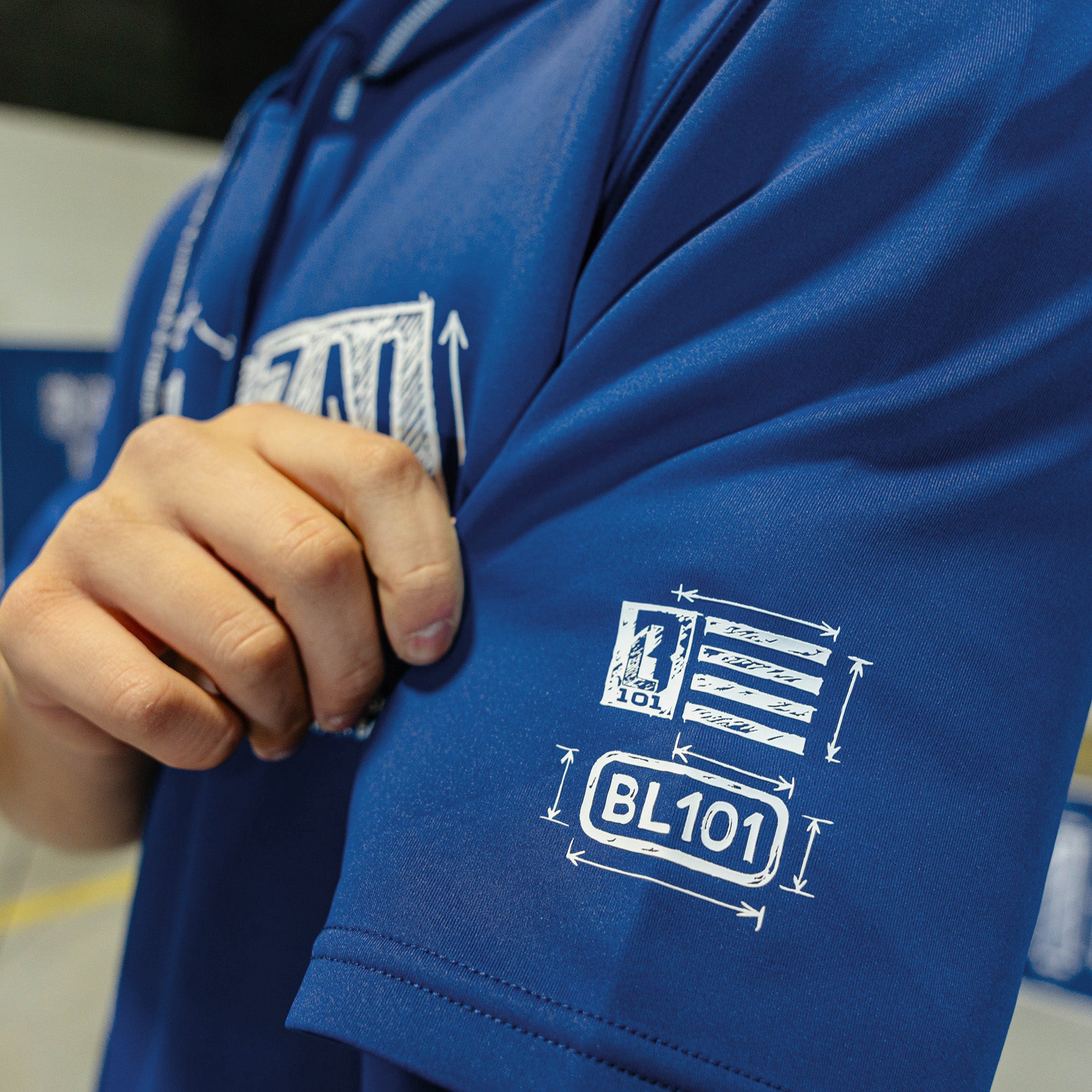 BSBL-SZN Short Sleeve Hoodie V3 - Blueprint - Image 5