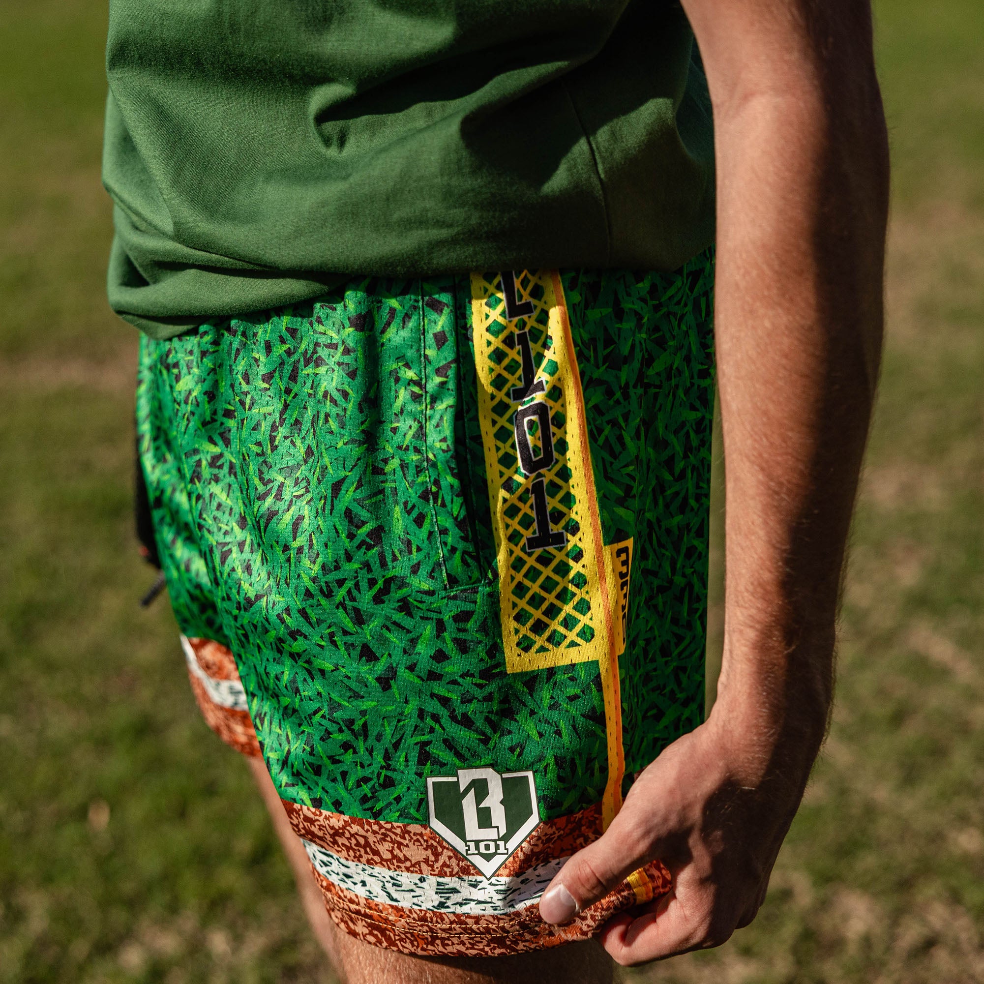 Backyard To Big League Shorts - Green - Image 4