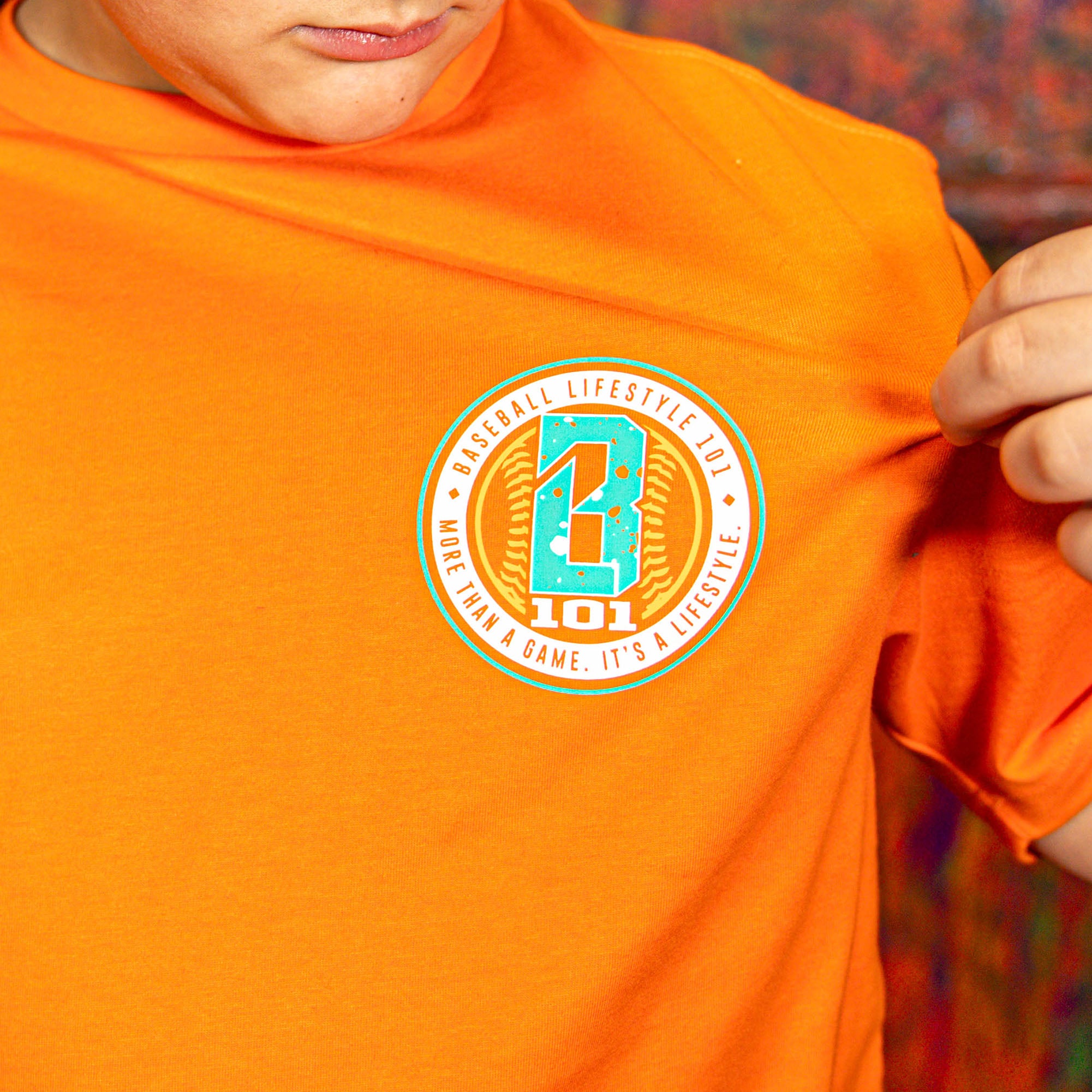 Splatter Established Tee - Orange - Image 5