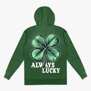 Always Lucky Hoodie - Dark Green