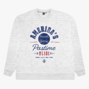 Americas Pastime Youth Crewneck - Heather Gray