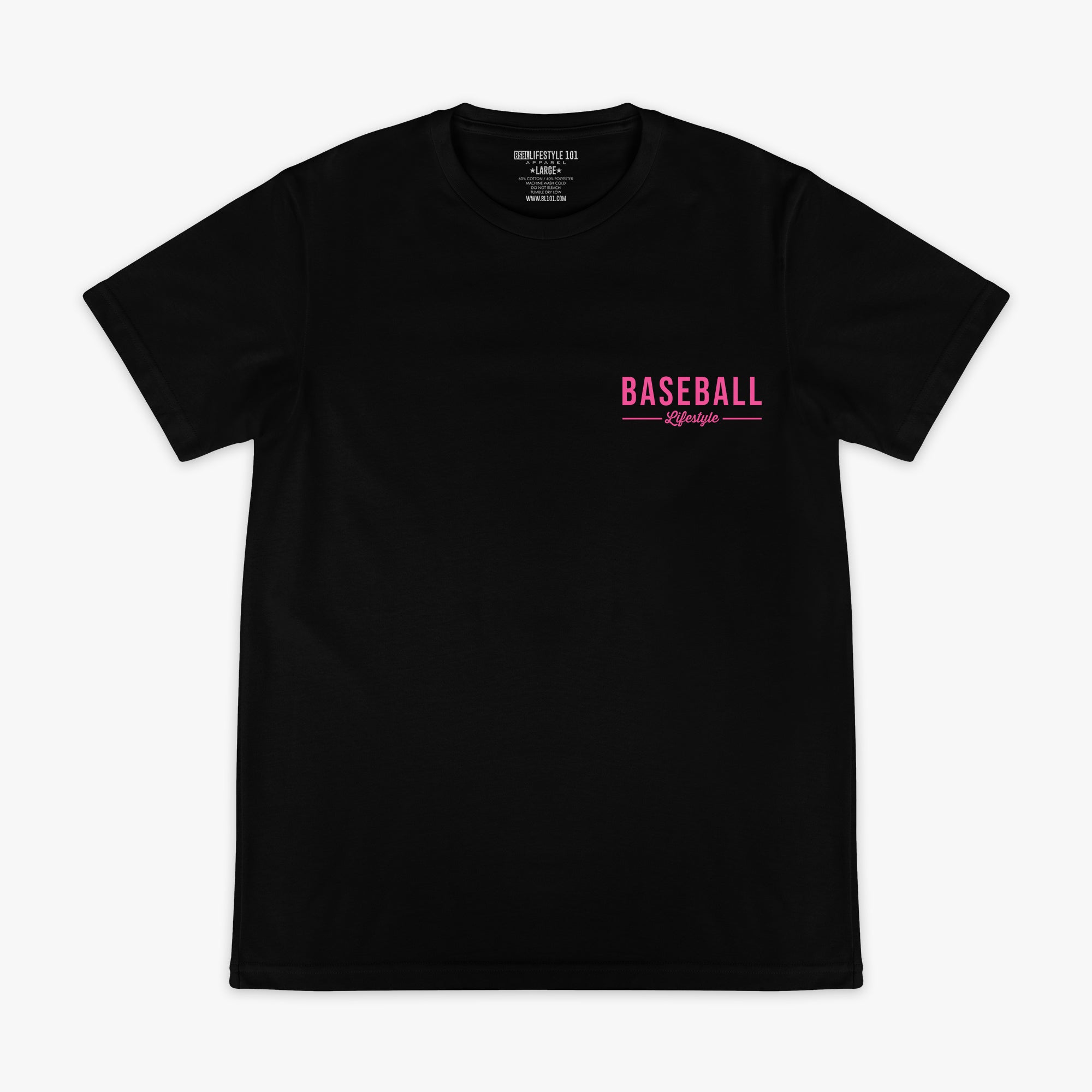 Authentic Tee - Black/Pink - Image 2