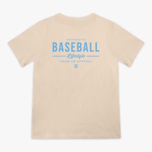 Authentic Youth Tee - Bone/BL Blue