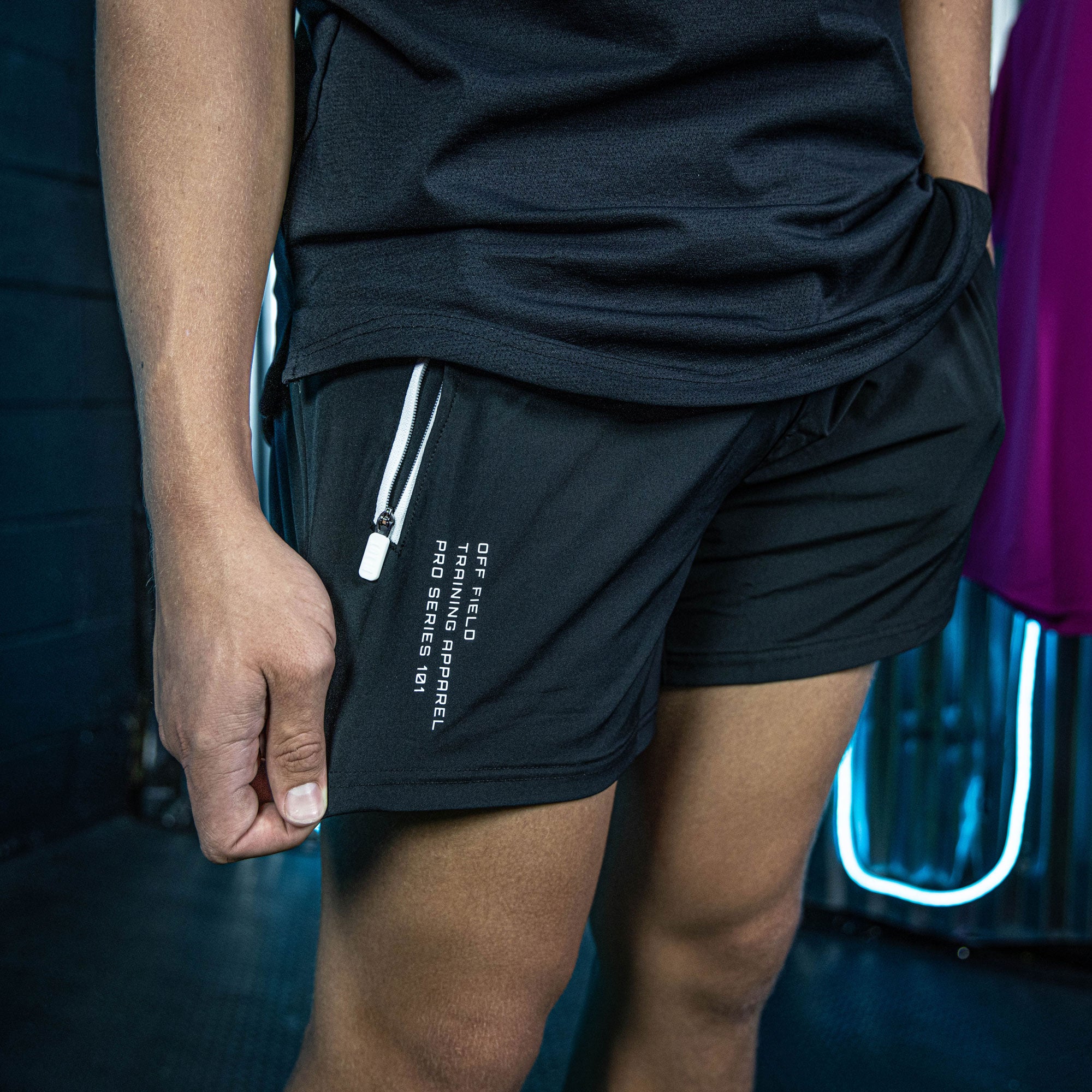 Pro Series Shorts V2 - Black/White - Image 4
