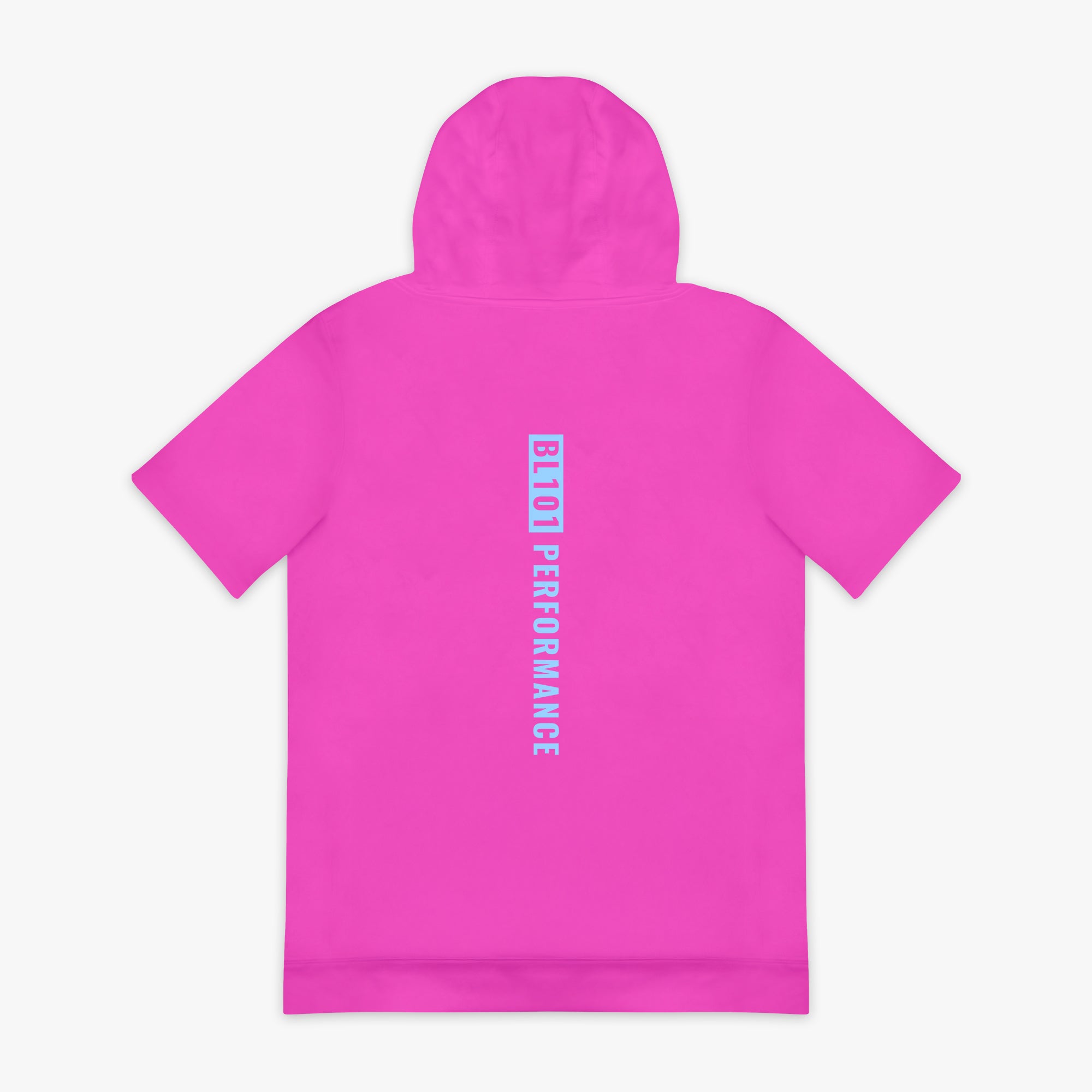 BSBL-SZN Short Sleeve Hoodie V2 - Cotton Candy Pink - Image 2