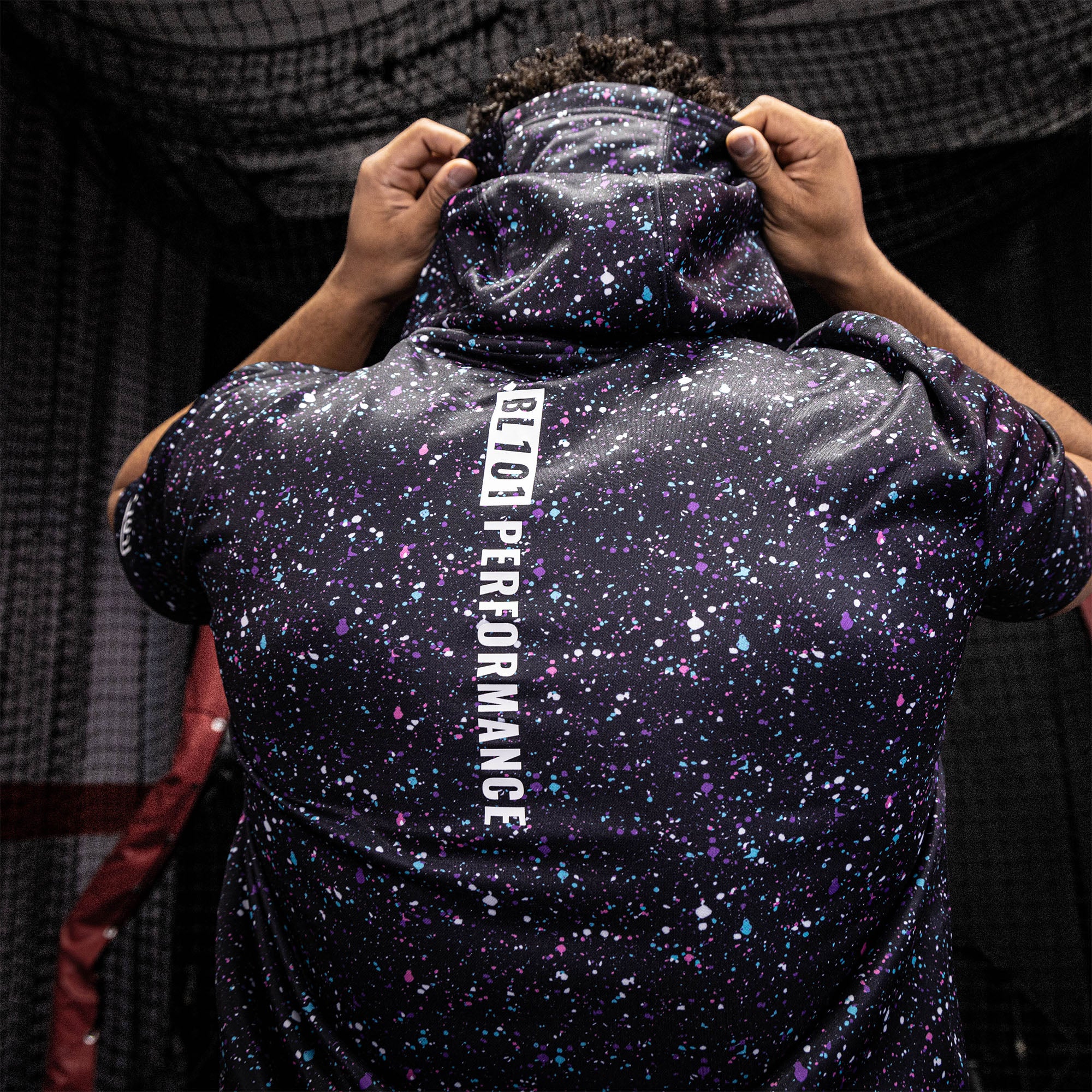 BSBL-SZN Short Sleeve Hoodie V2 - Galaxy - Image 4
