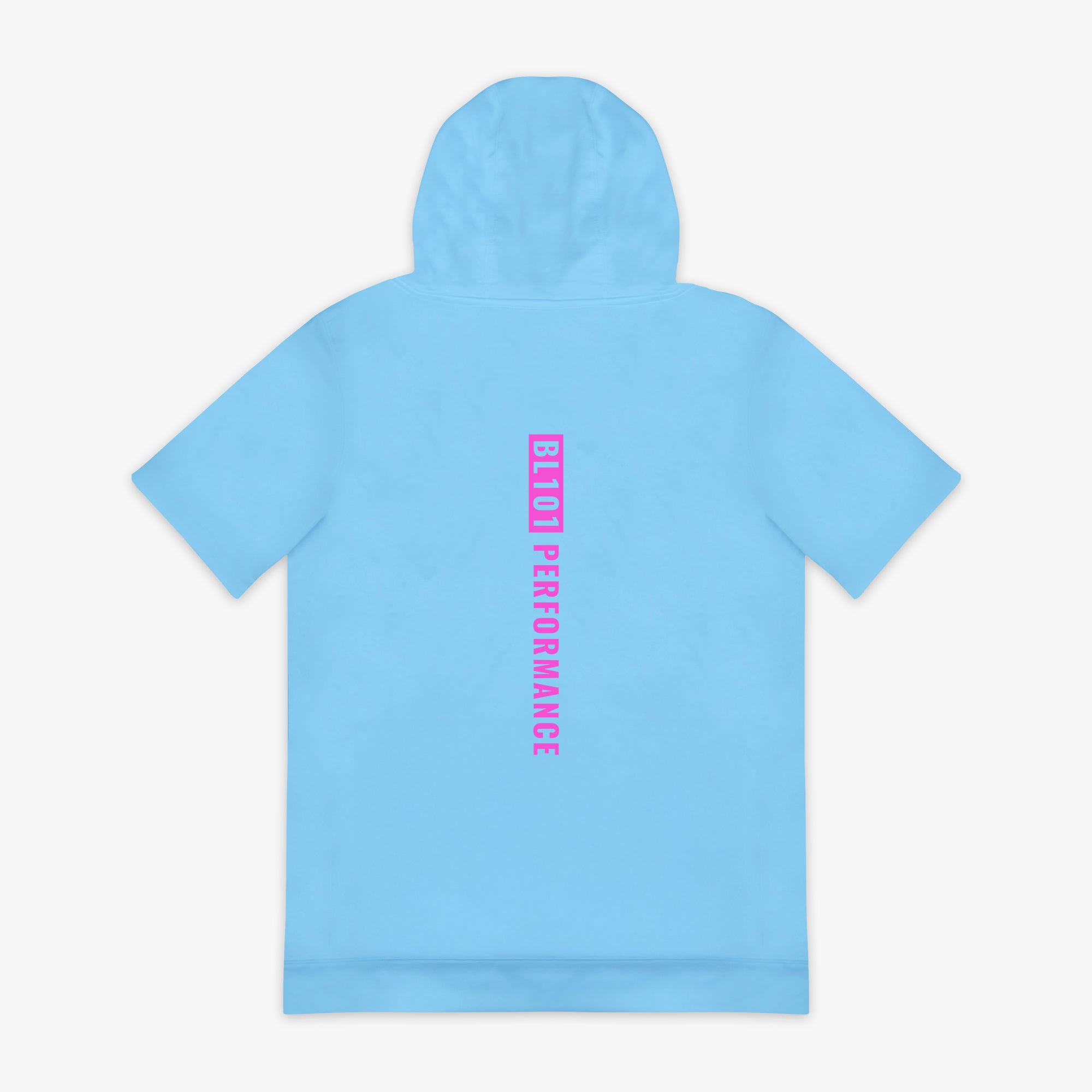 BSBL-SZN Youth Short Sleeve Hoodie V3 - Cotton Candy Blue - Image 2