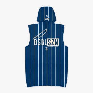 BSBL-SZN Sleeveless Hoodie V3 - Jackson Olson Midnight Pinstripes