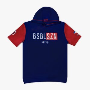 BSBL-SZN Youth Short Sleeve Hoodie V3 - Dominican Republic