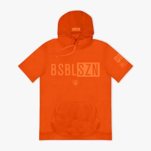 BSBL-SZN Short Sleeve Hoodie V3 - Orange