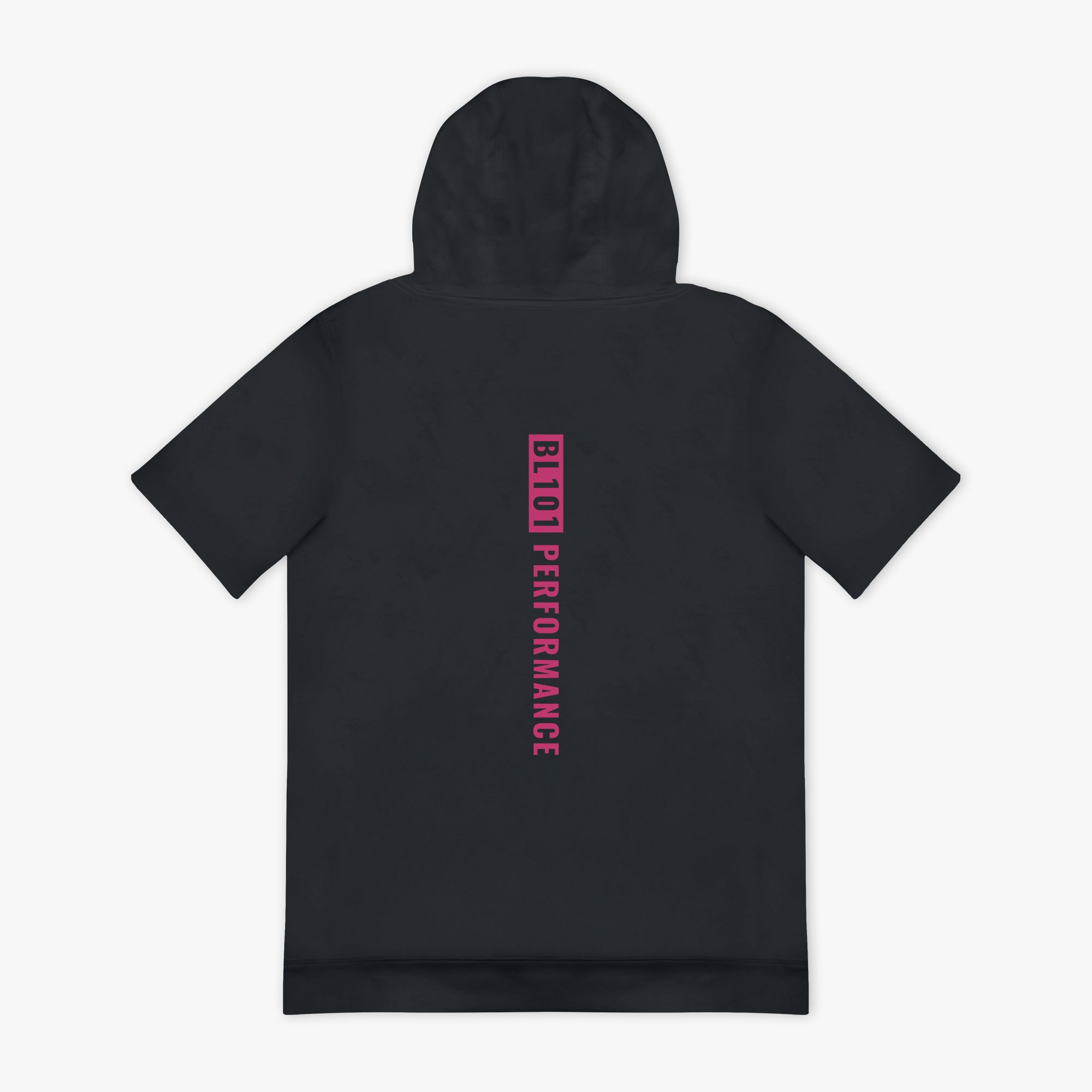 BSBL-SZN Short Sleeve Hoodie V3 - Dark Gray - Image 2