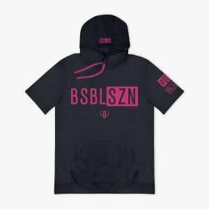 BSBL-SZN Short Sleeve Hoodie V3 - Dark Gray