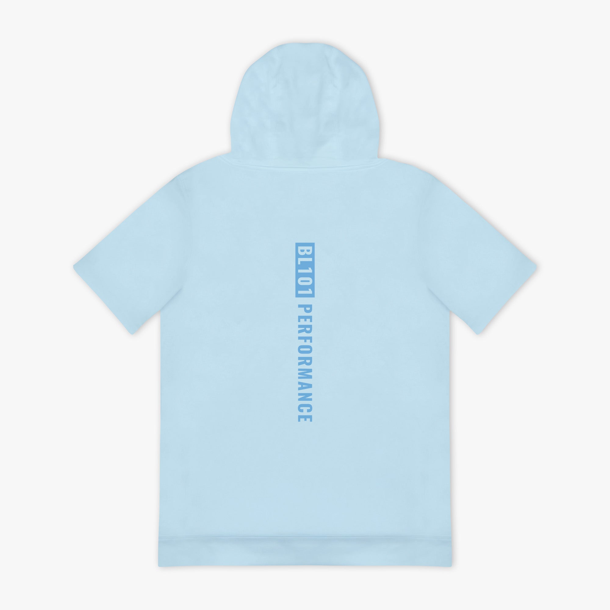 BSBL-SZN Short Sleeve Hoodie V3 - Powder Blue/Wavy - Image 2