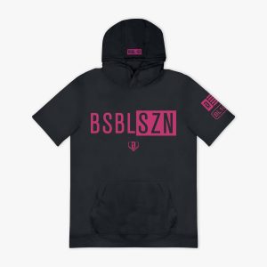 BSBL-SZN Short Sleeve Youth Hoodie V3 - Dark Gray