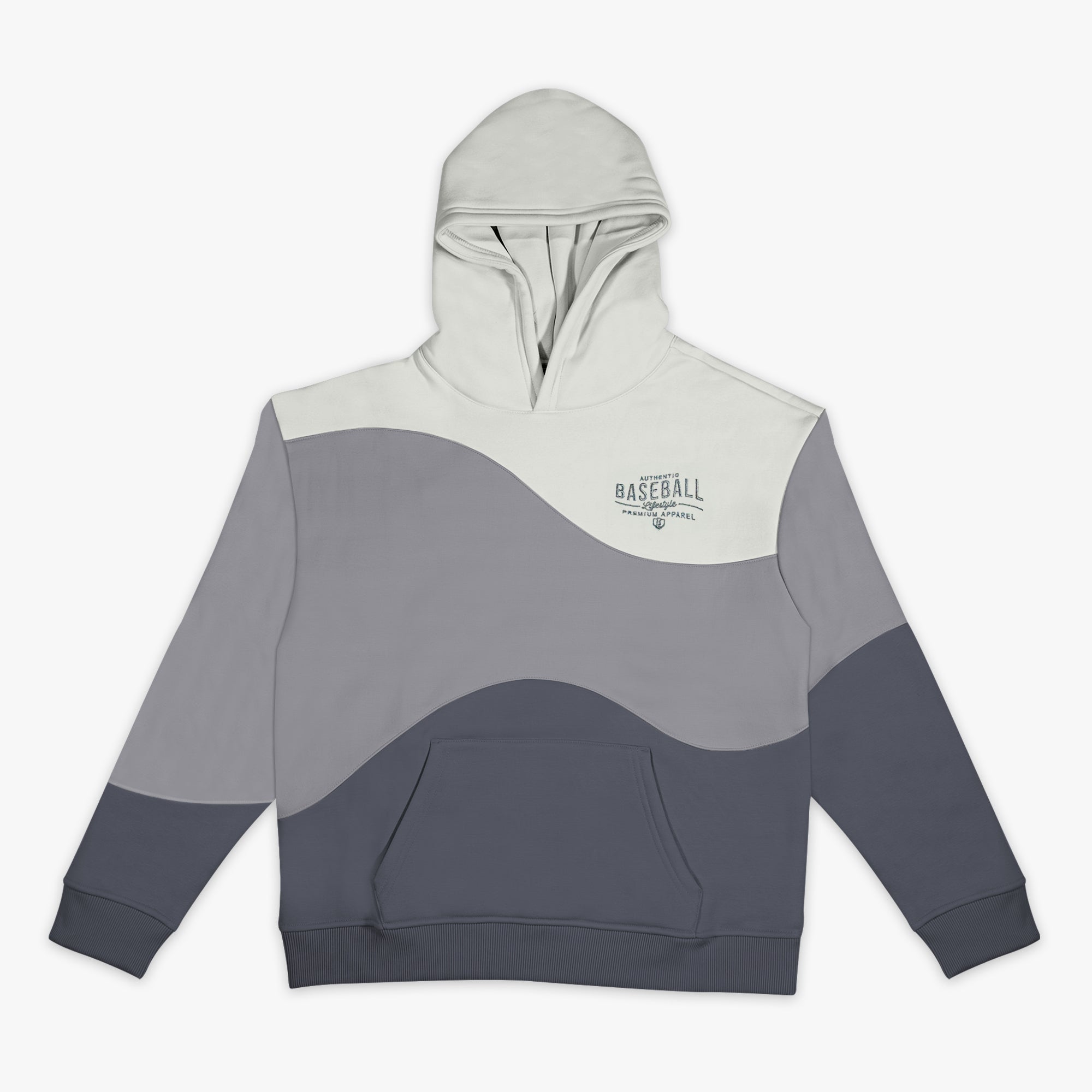 BSBL Wave Hoodie - Cool Gray - Image 2