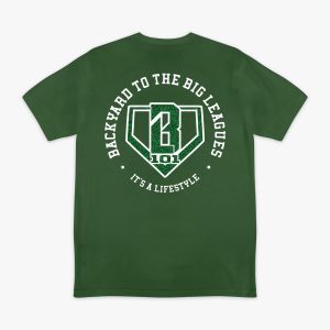 Backyard To Big League Tee - Green