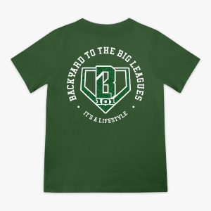 Backyard To Big League Youth Tee - Green