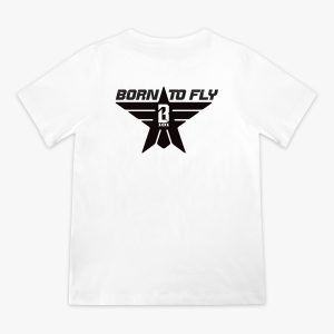 Born to Fly Youth Tee - BL White