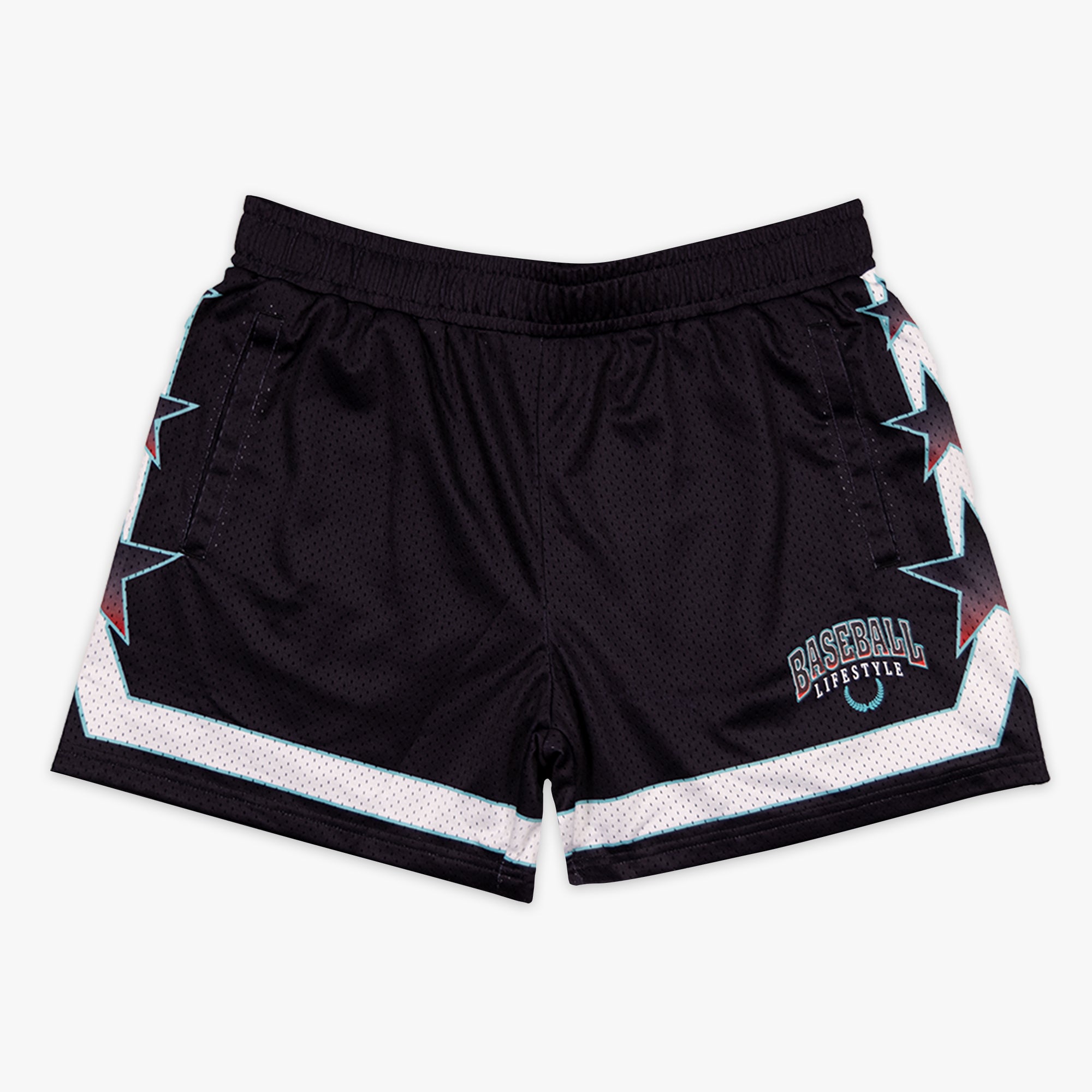 Champions Star Shorts - Black/Teal