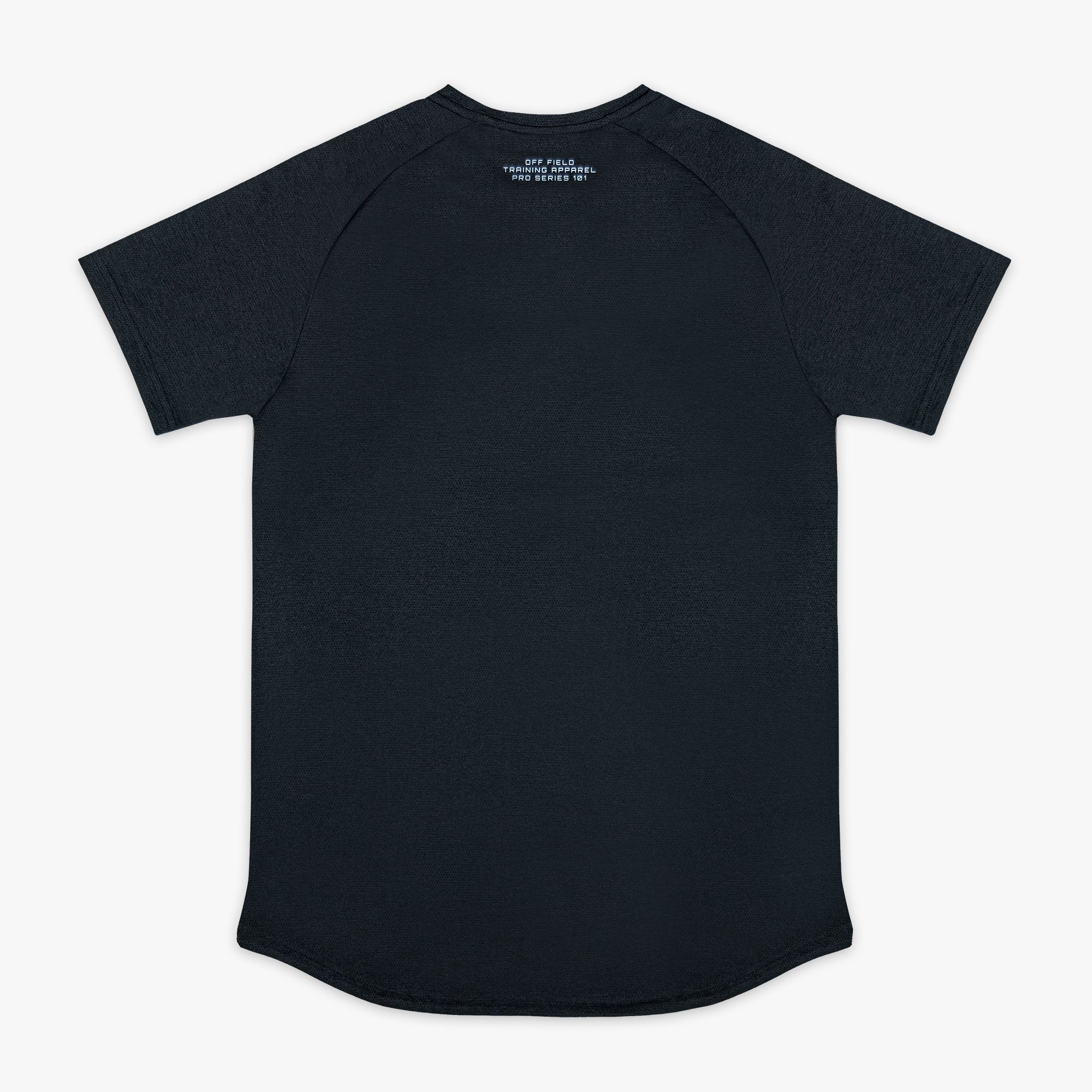 Diamond Tech Tee - Black/Light Blue - Image 2