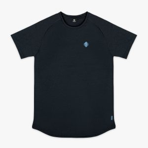 Diamond Tech Tee - Black/Light Blue