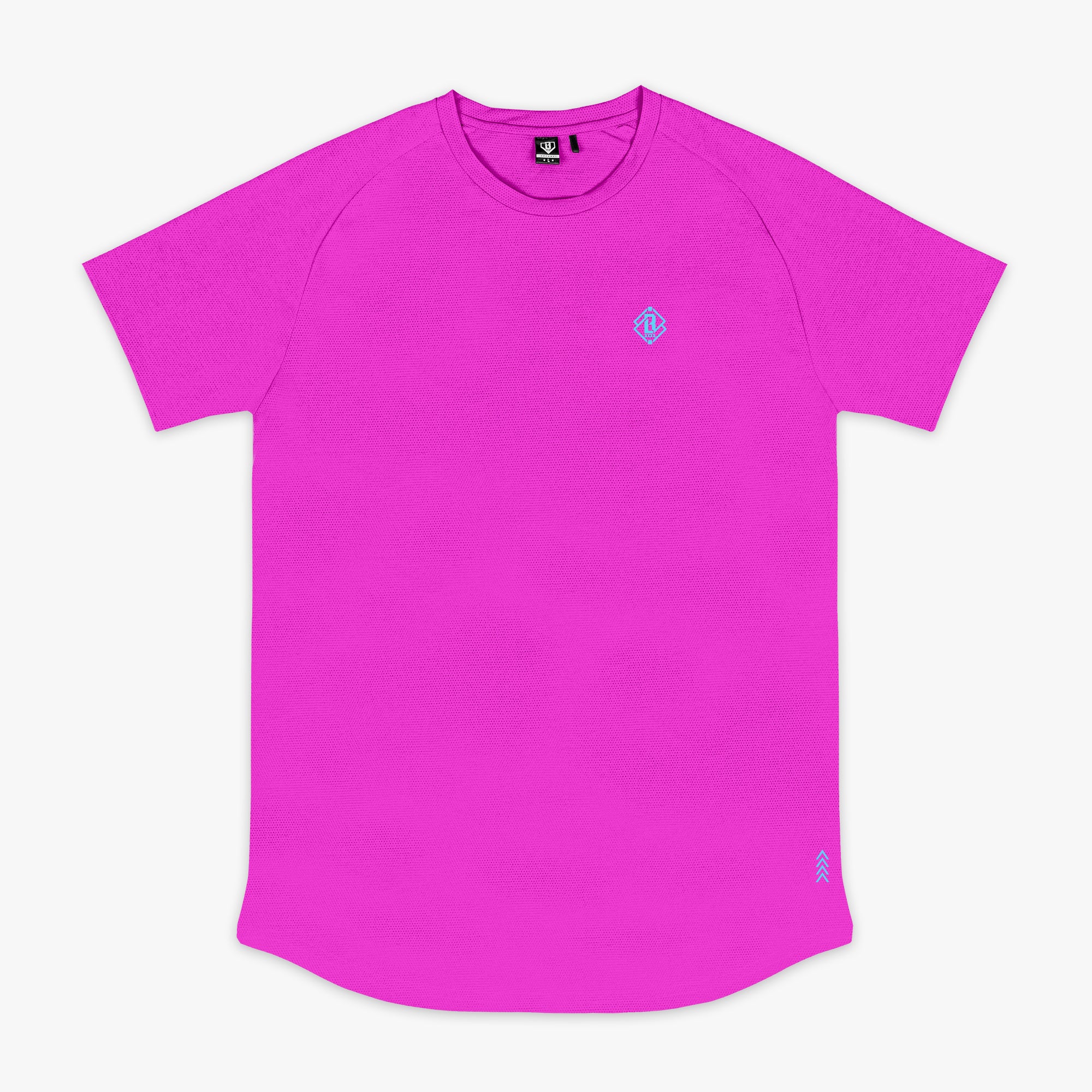 Diamond Tech Youth Tee - Cotton Candy Pink