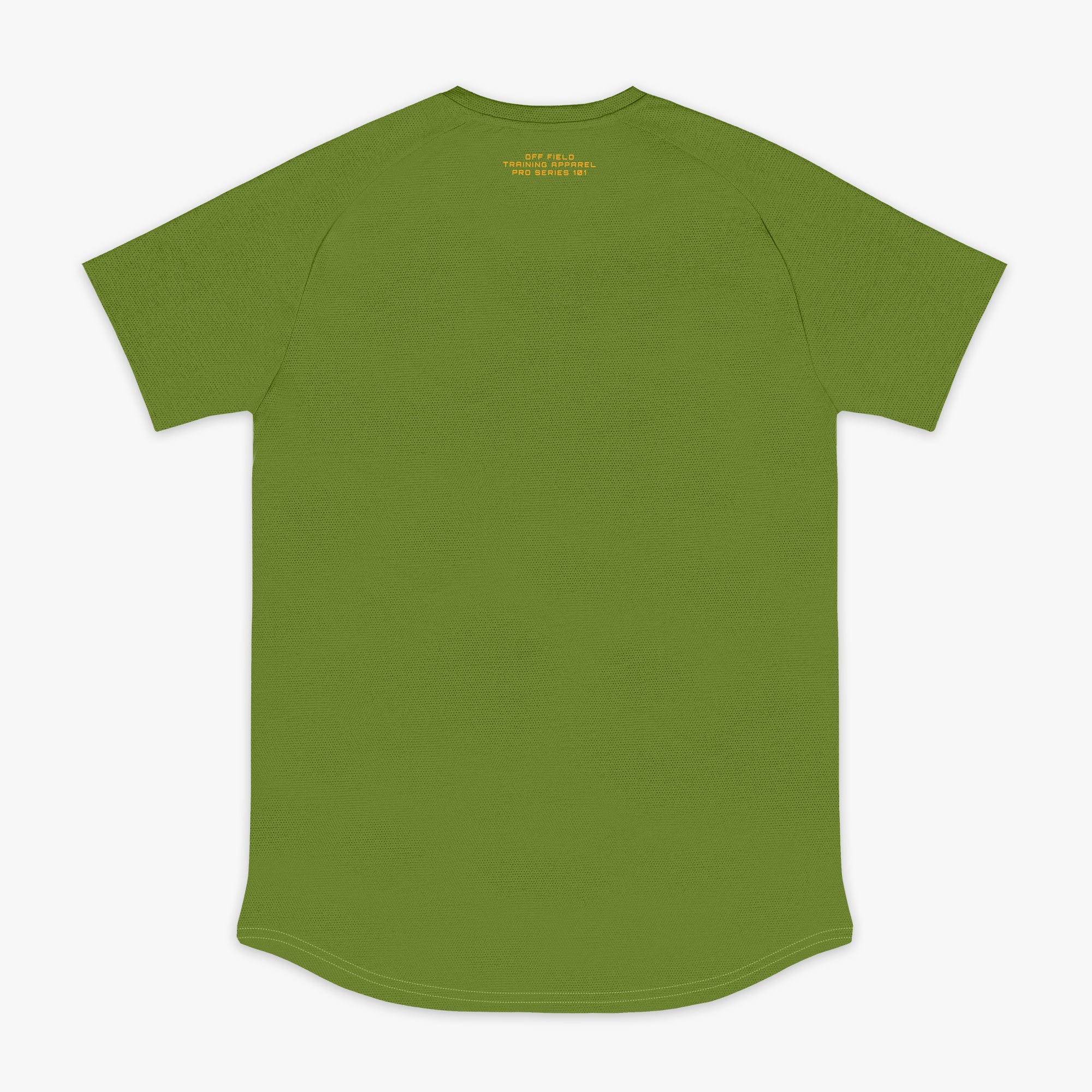 Diamond Tech Tee - Olive Green/Orange - Image 2