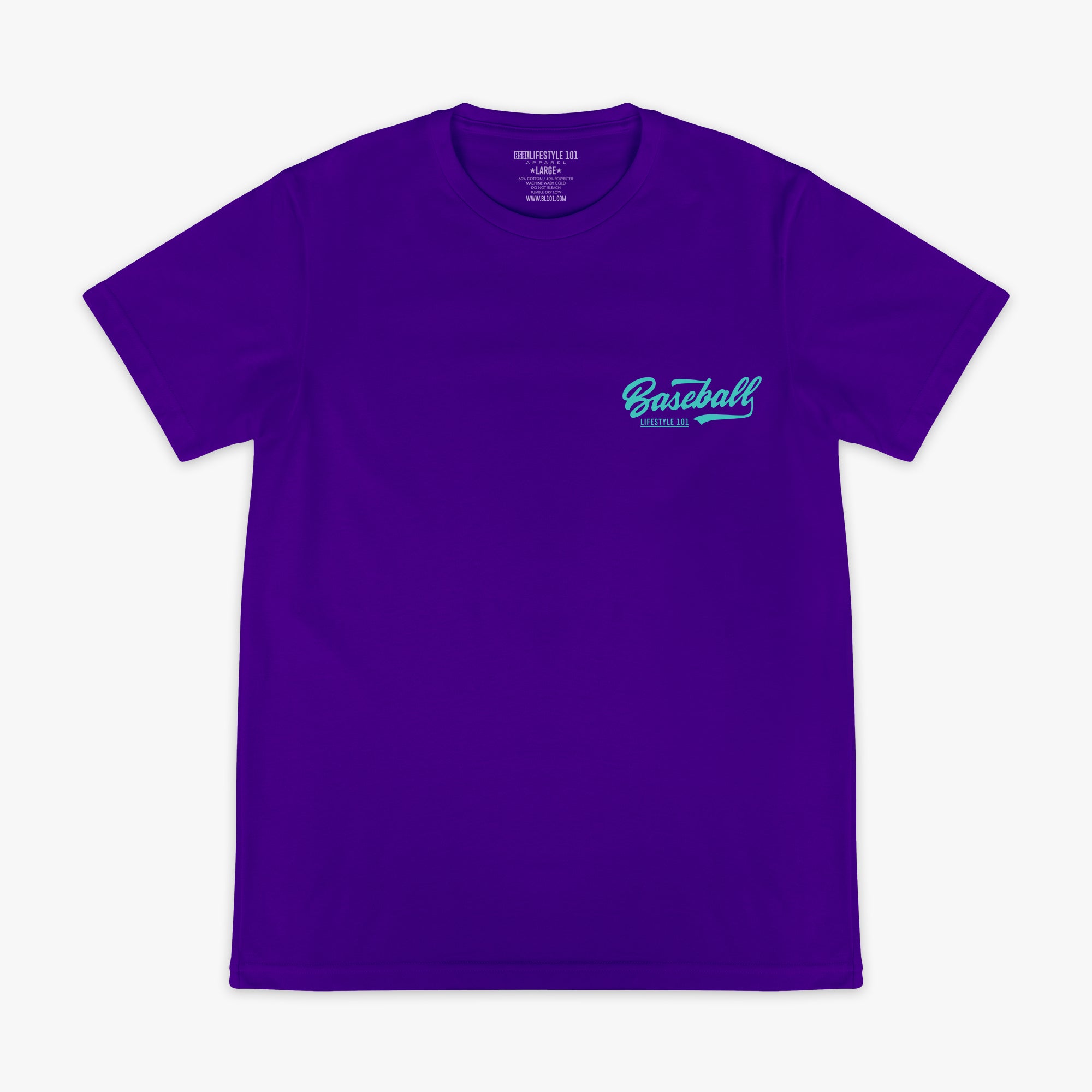 Established Tee - Purple/Teal - Image 2
