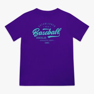 Established Youth Tee - Purple/Teal