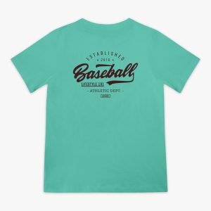 Established Tee - Mint/Brown