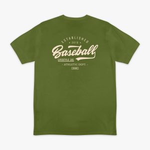 Established Tee - Green/Bone