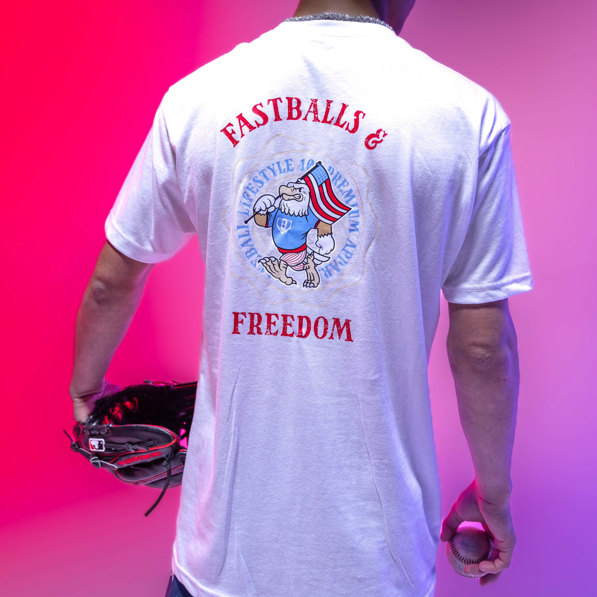 Fastballs & Freedom Youth Tee - Image 4