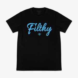 Filthy Tee - Black/Light Blue